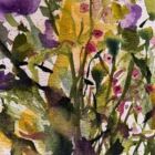 Detalle de A Dream of Flowers, obra de Moni Moka