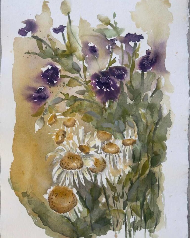 Abril, obra de arte original de Moni Moka