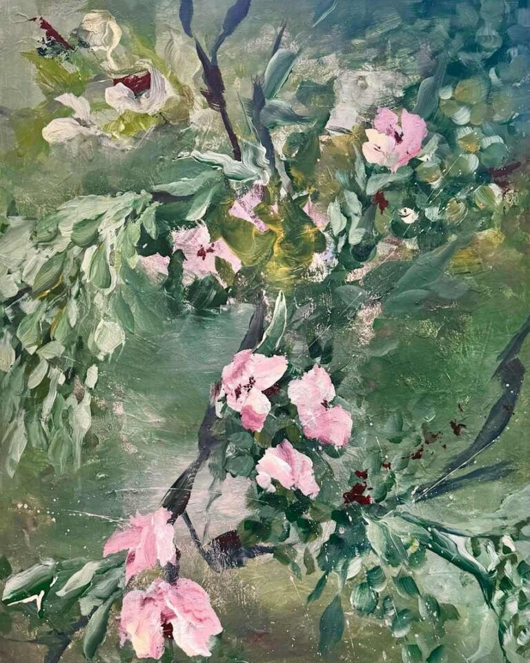Aire romántico, obra de arte original de Moni Moka