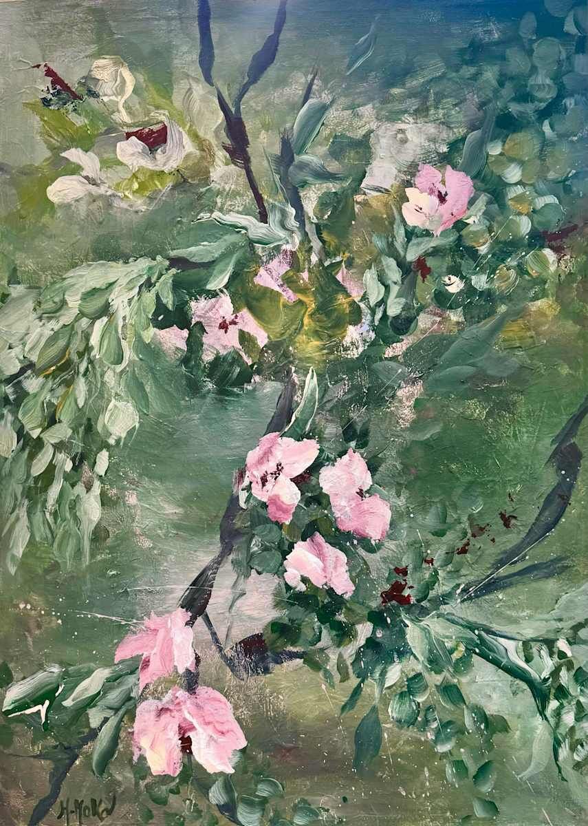 Aire romántico, obra de arte original de Moni Moka