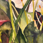 Detalle de Calas de primavera, obra de Moni Moka