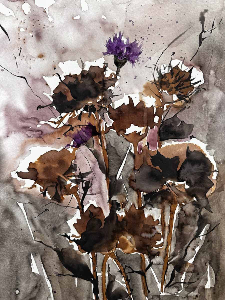 Carditos secos, obra de arte original de Moni Moka