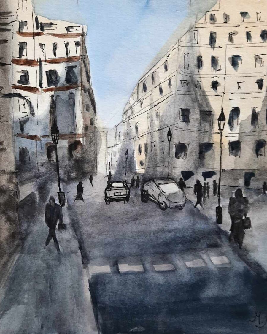 City, obra de arte original de Moni Moka