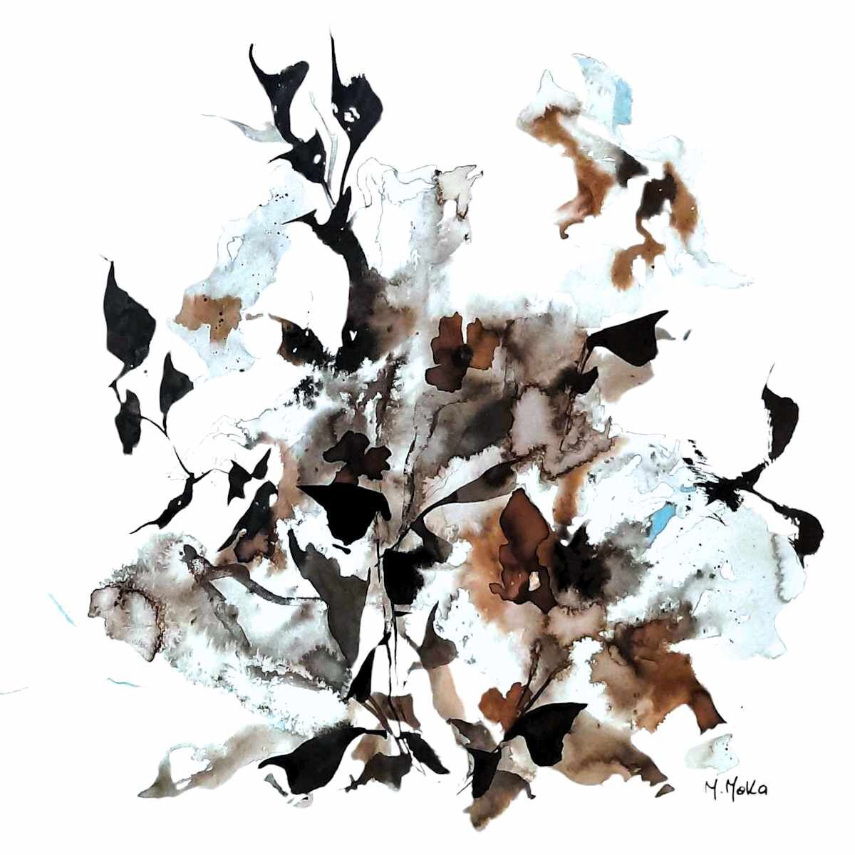 Dust of Flowers, ink/tinta de Moni Moka