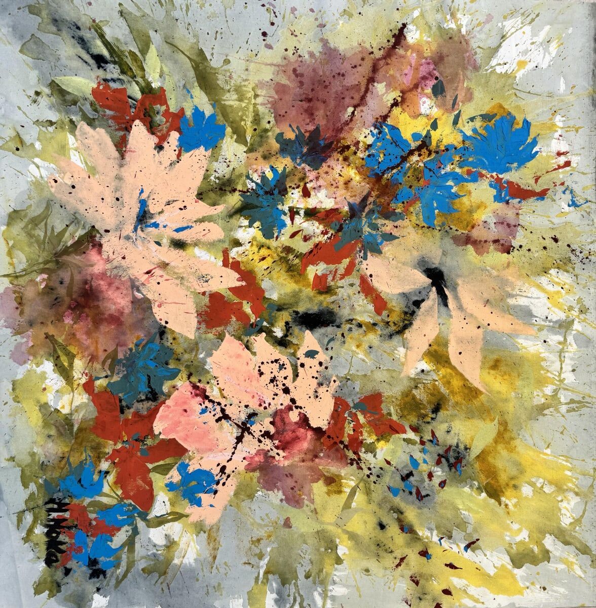 Fluid Harmony, acrílico de Moni Moka