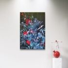 Detalle de Midnight Bloom Earth Series, obra de Moni Moka