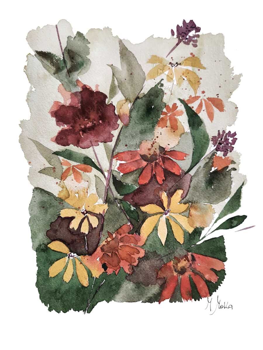 Mutisia, obra de arte original de Moni Moka