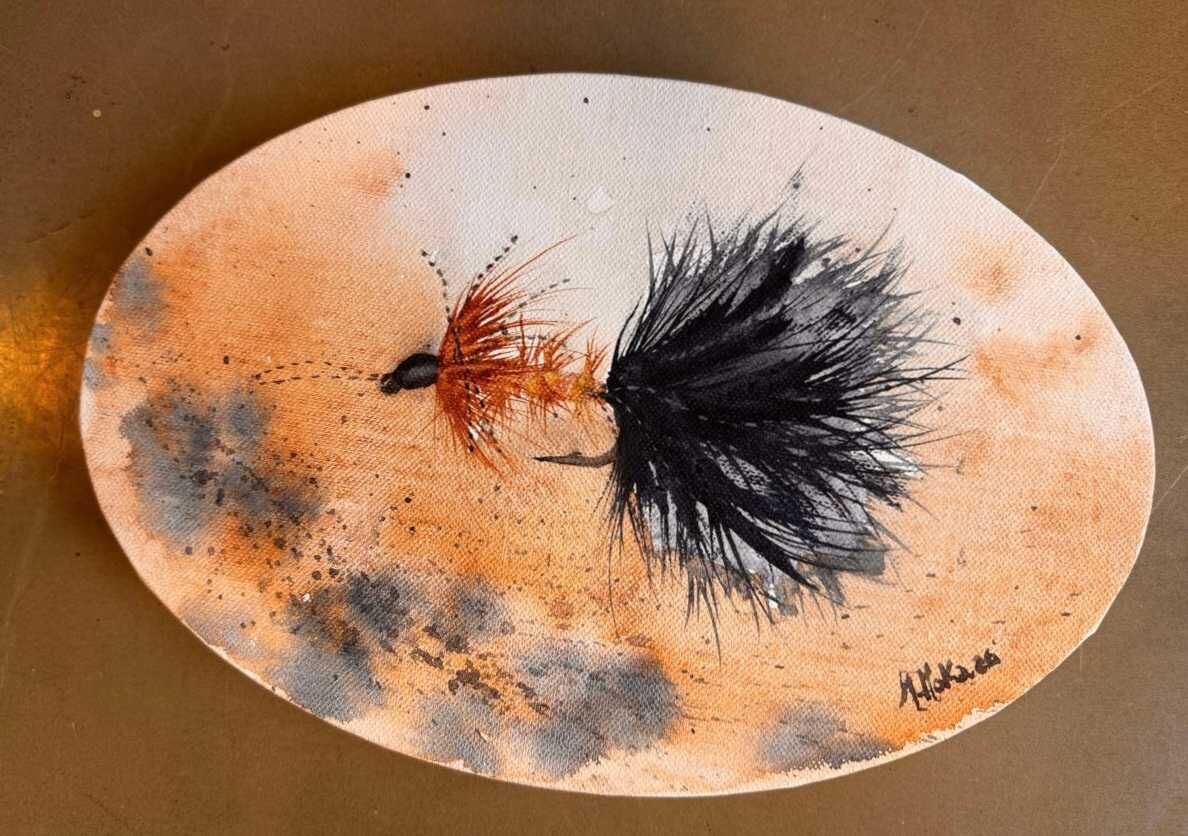 The Angler’s Whisper, obra de arte original de Moni Moka