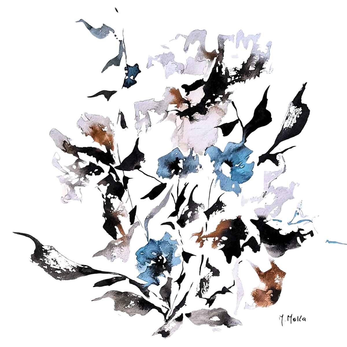 Whispers in Ink, acrílico de Moni Moka